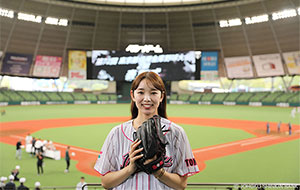 第７２回 東京都信用金庫野球大会 始球式