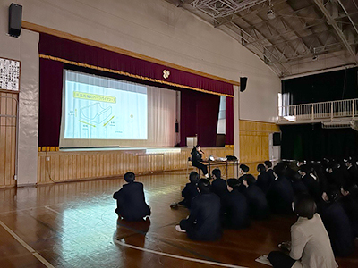 オリパラ講話の様子